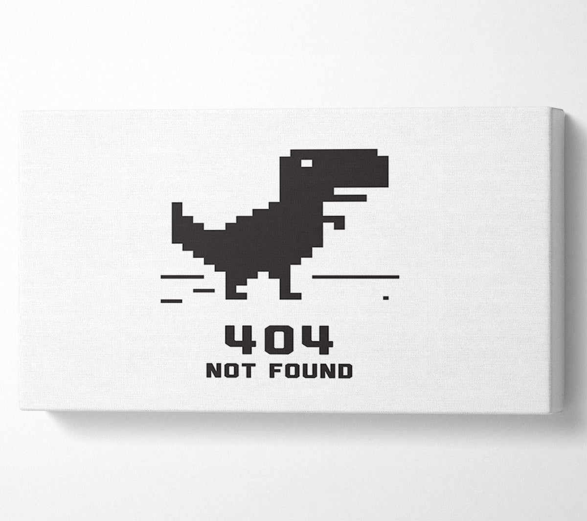 404 Not Found Canvas Print