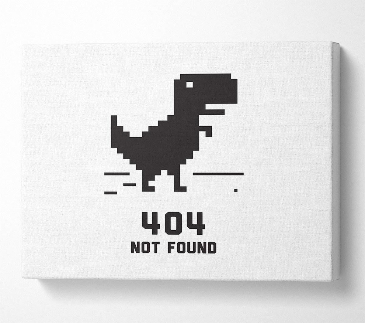 404 Not Found Canvas Print