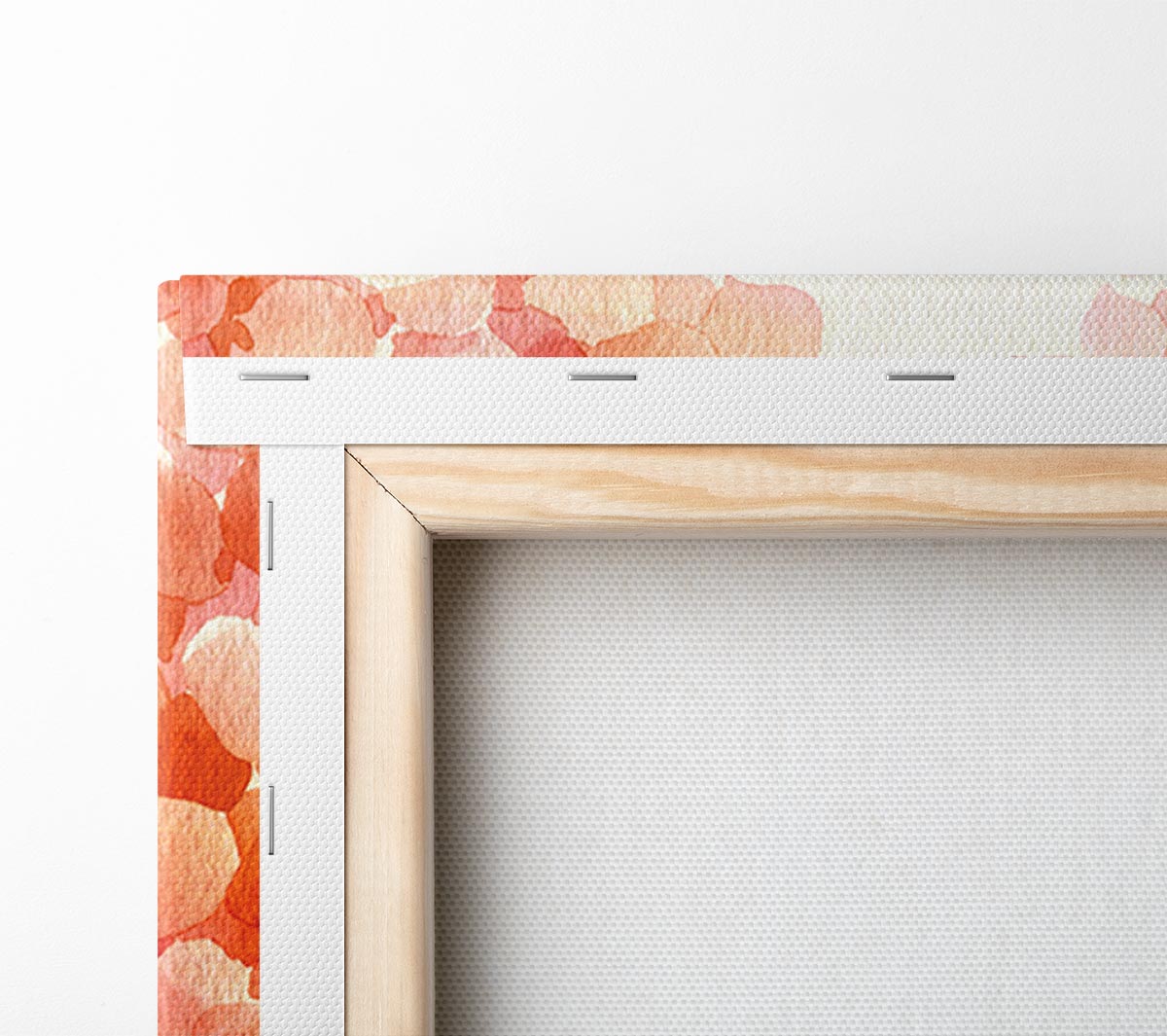 Petals On Face Canvas Wall Art