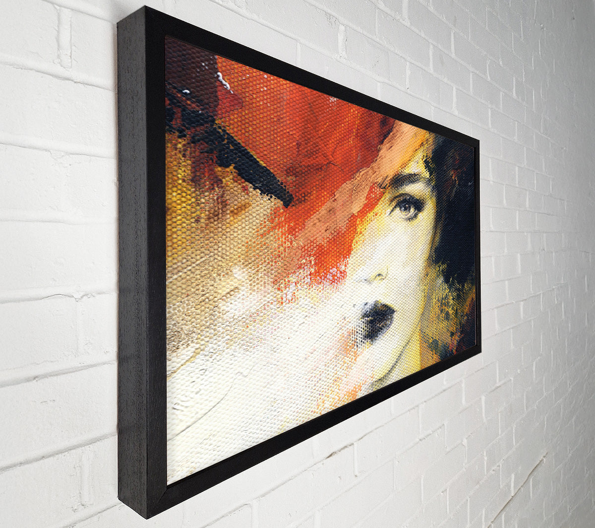 Striking Face Canvas Wall Art