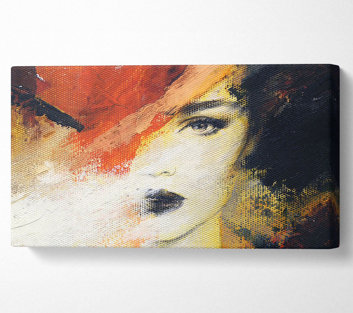 Striking Face Canvas Wall Art