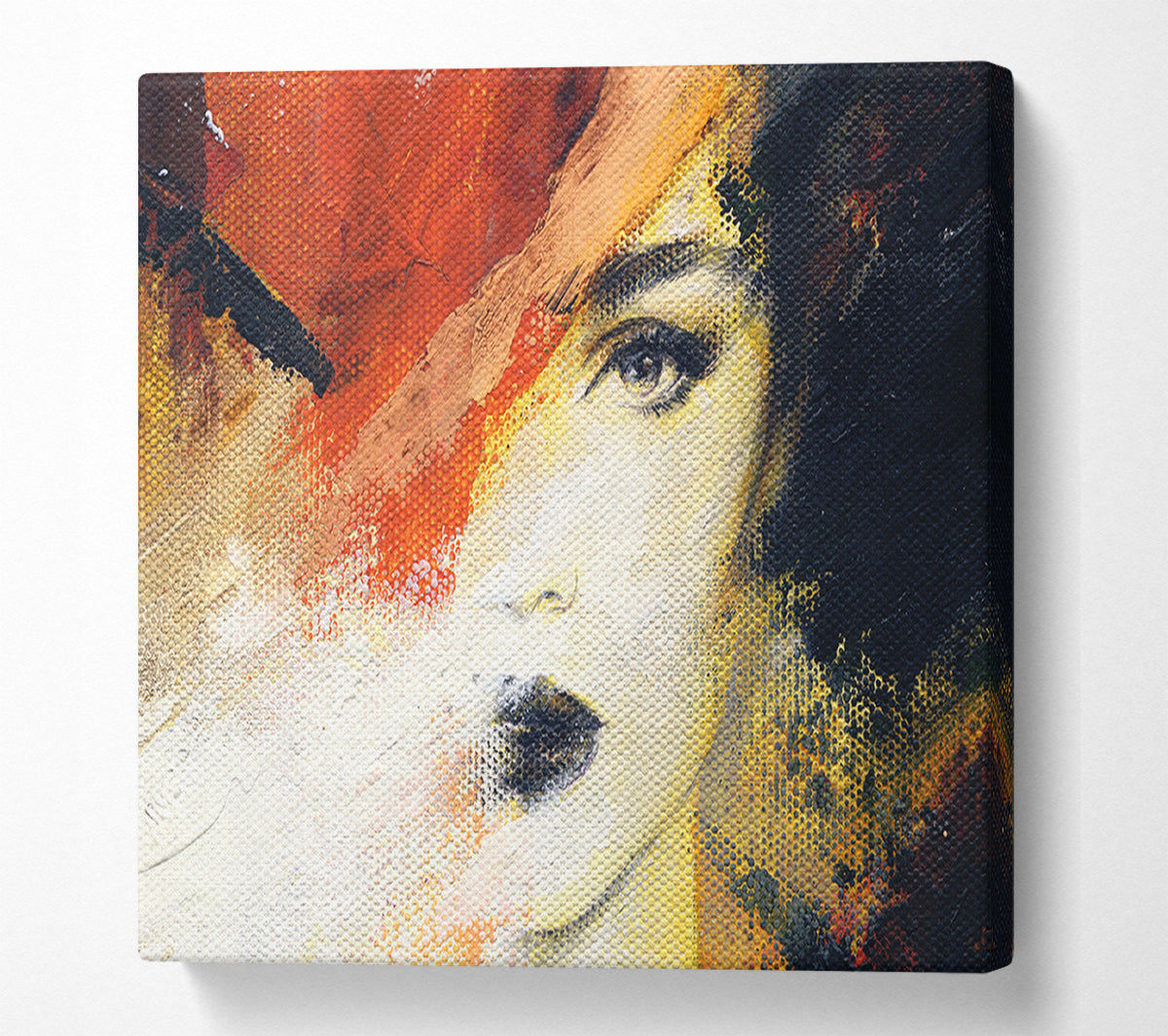 Striking Face Canvas Wall Art
