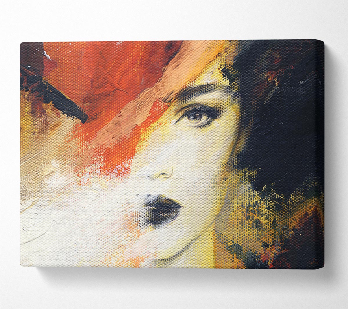 Striking Face Canvas Wall Art