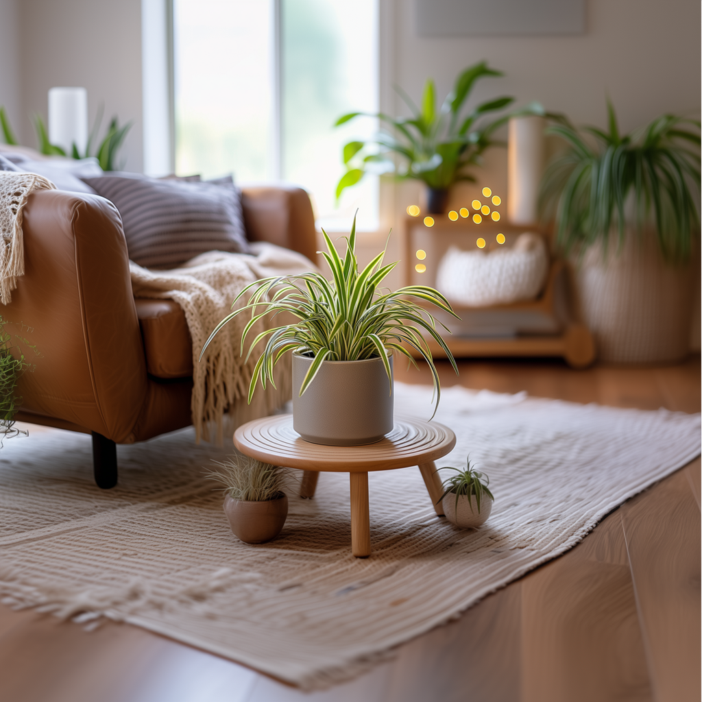 Spider plant - 3 pcs. - Chlorophytum comosum 'Atlantic' - Height 25-40cm - ⌀12cm