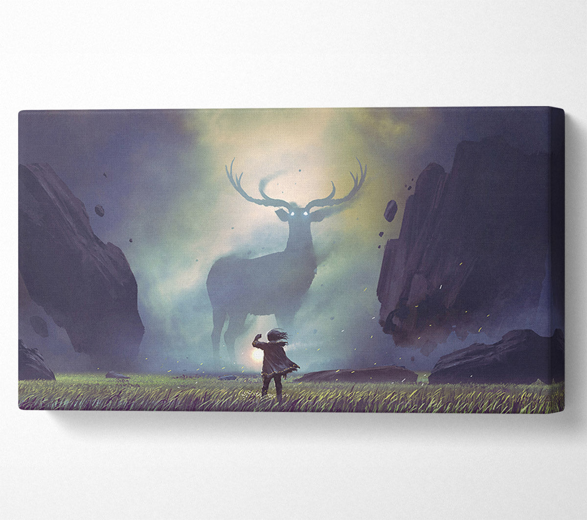 The Giant Stag Canvas Wall Art
