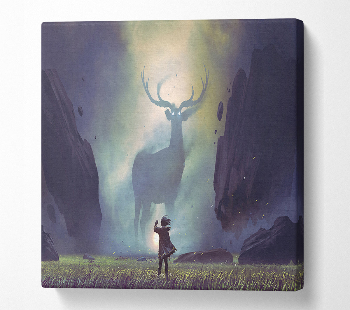 The Giant Stag Canvas Wall Art