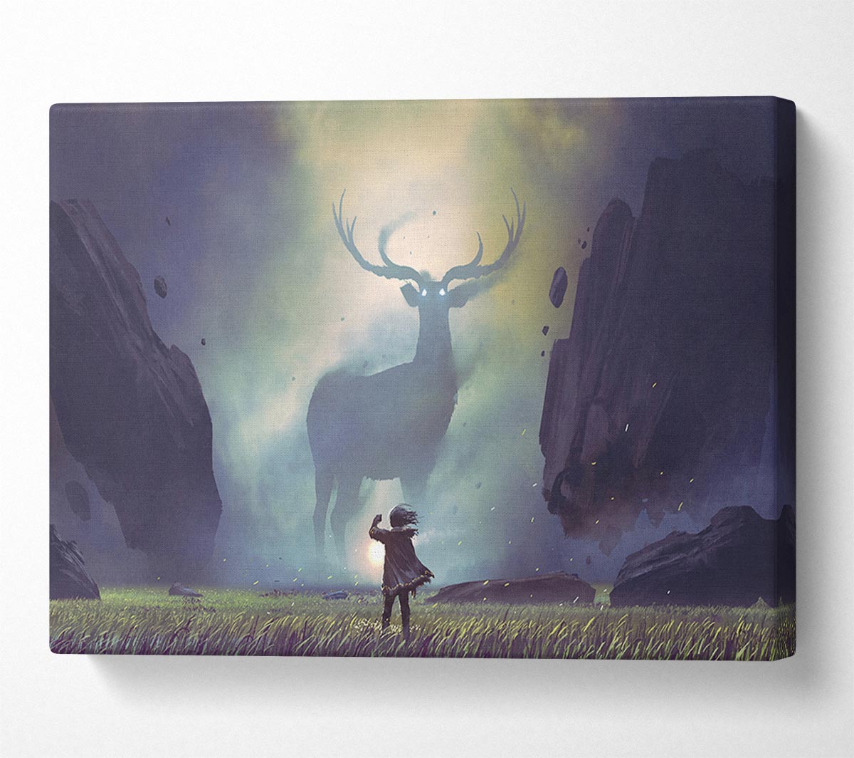 The Giant Stag Canvas Wall Art