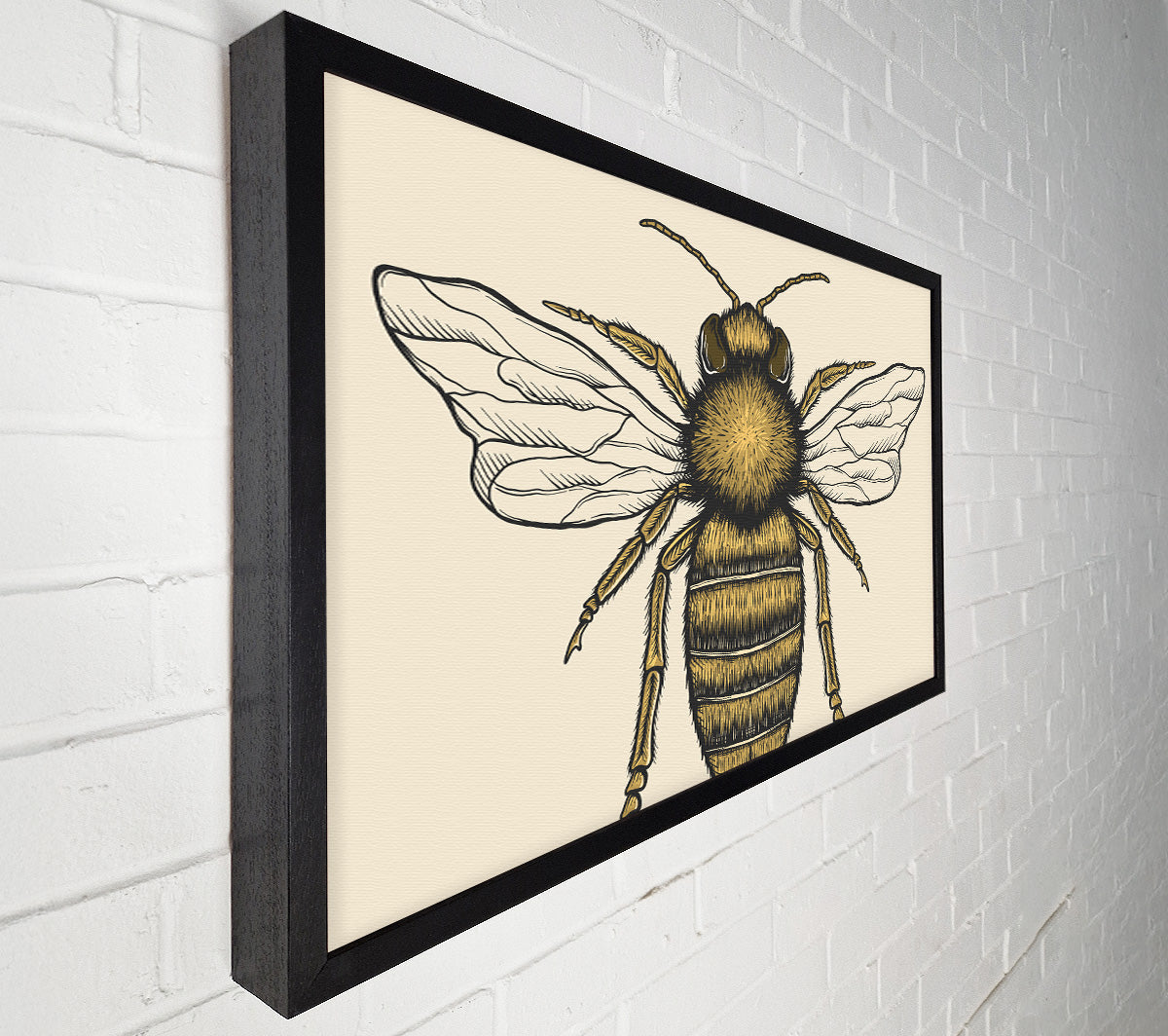 The Lovely Honey Bee Canvas Wall Art