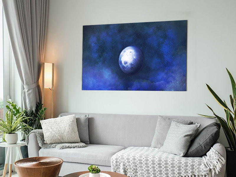 The Blue Moon Beauty Metal Print