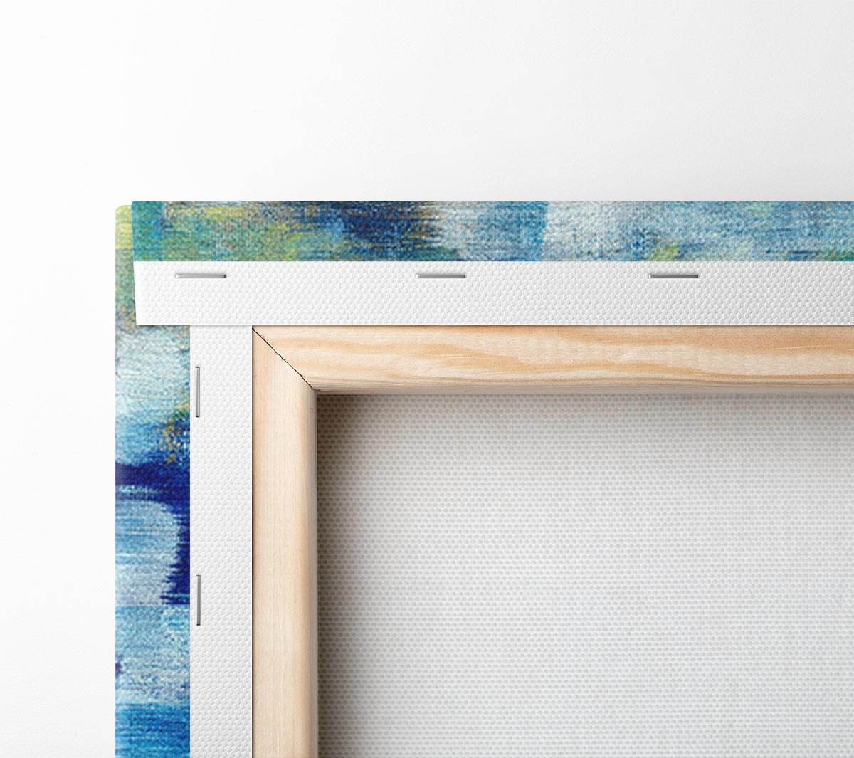Smudges Of Colour Canvas Wall Art