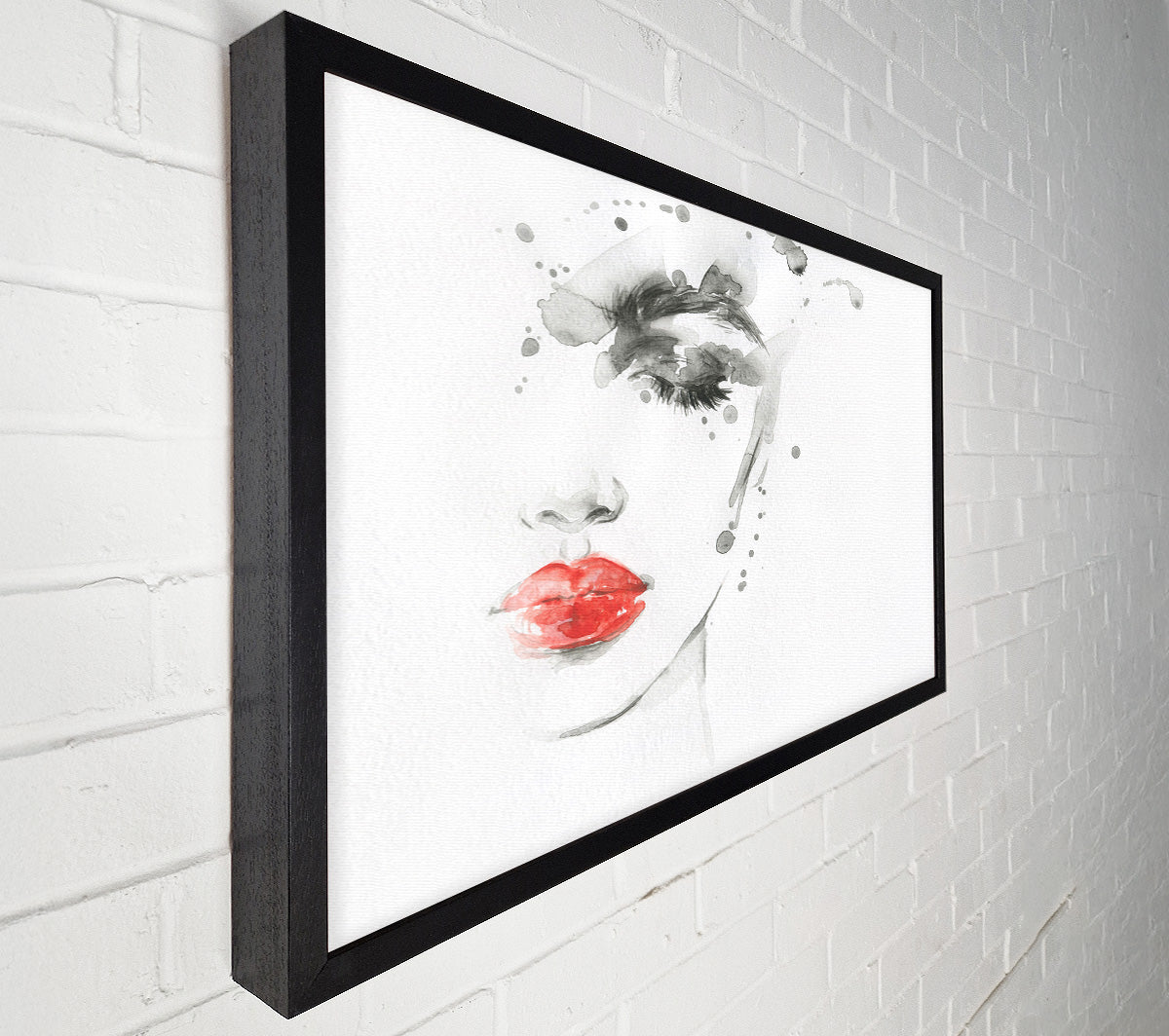Watercolour Face Beauty Canvas Wall Art