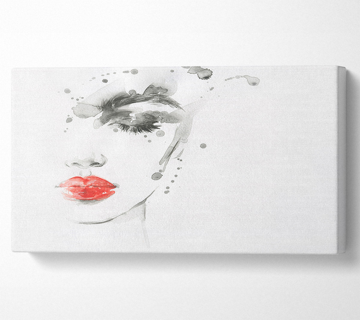 Watercolour Face Beauty Canvas Wall Art