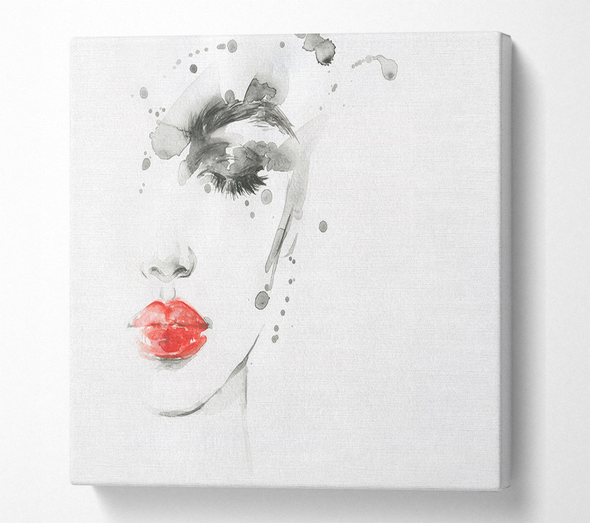Watercolour Face Beauty Canvas Wall Art