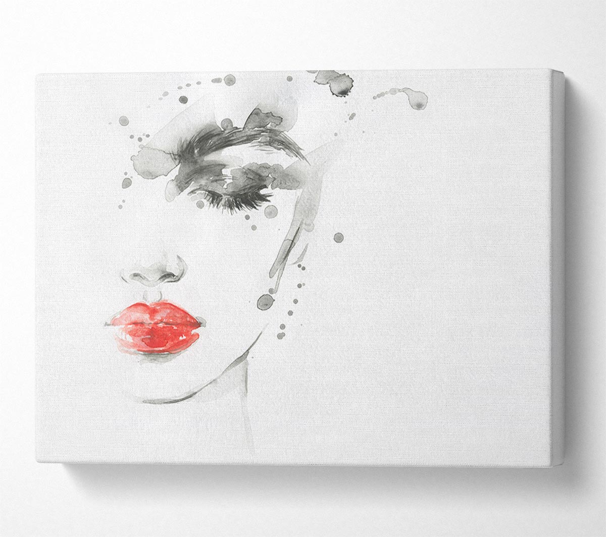 Watercolour Face Beauty Canvas Wall Art