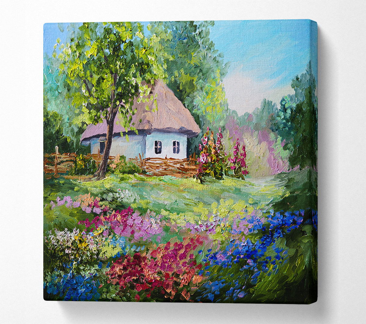 The Cottage Woodland Canvas Art