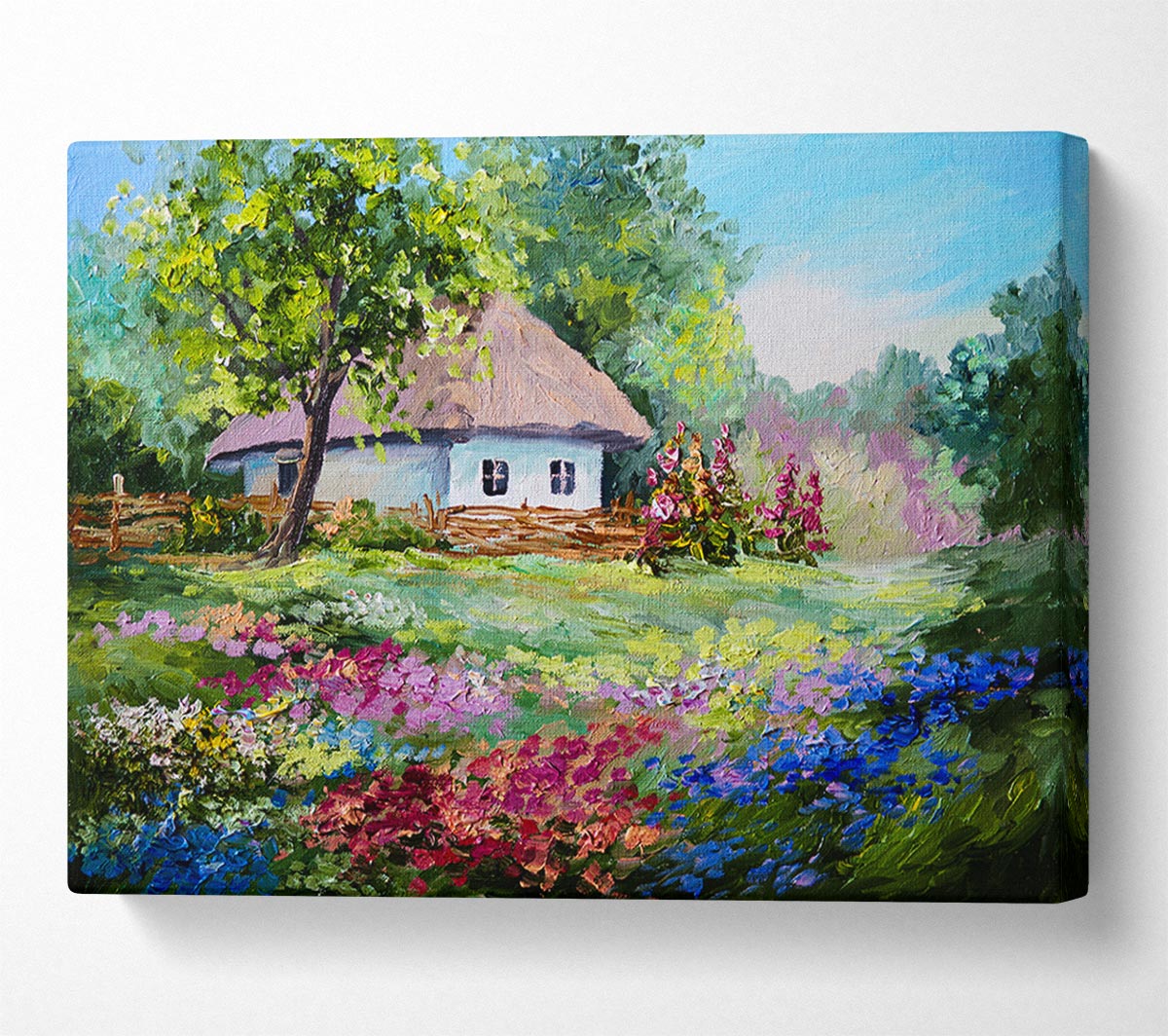 The Cottage Woodland Canvas Art