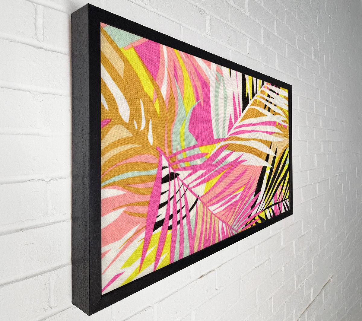Tropical Leaves Canvas Wall Art