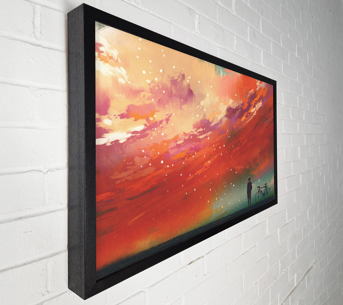 The Peach Universe Canvas Wall Art