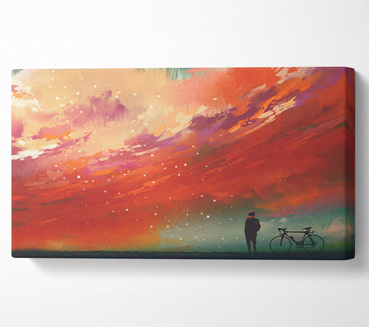 The Peach Universe Canvas Wall Art