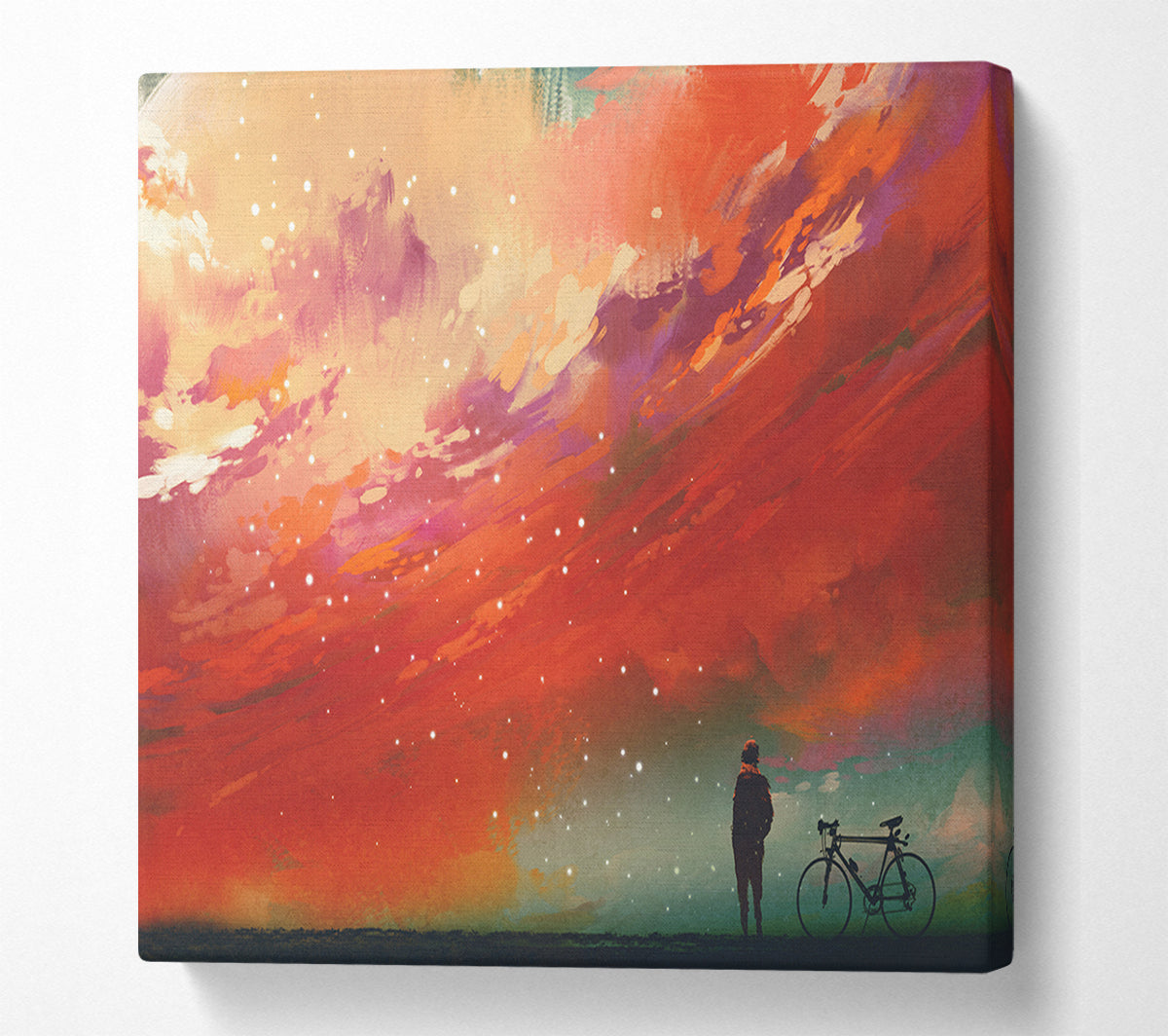 The Peach Universe Canvas Wall Art