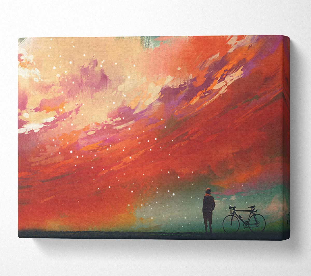 The Peach Universe Canvas Wall Art