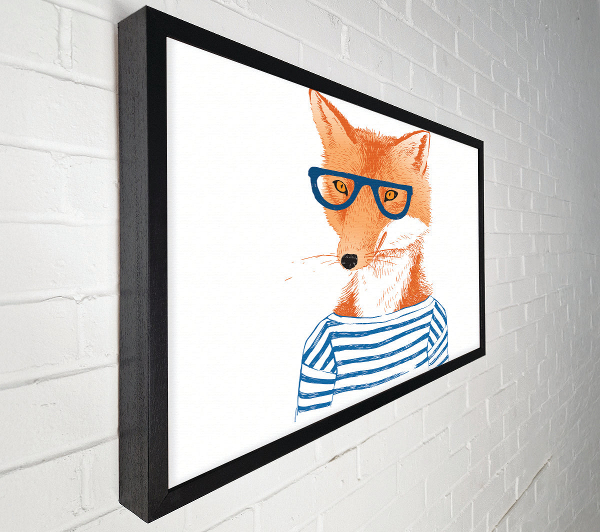 The Nerd Fox Canvas Wall Art