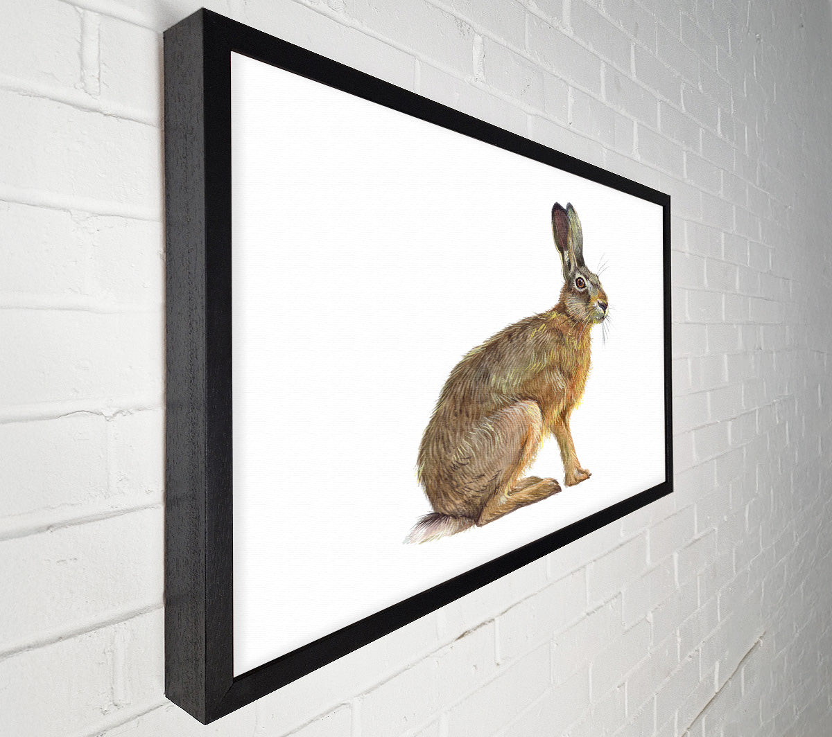 The Hare Alone Canvas Wall Art
