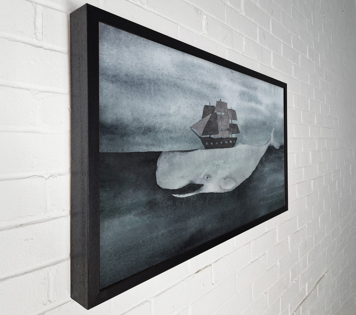 Sail On Moby Dick Canvas Wall Art