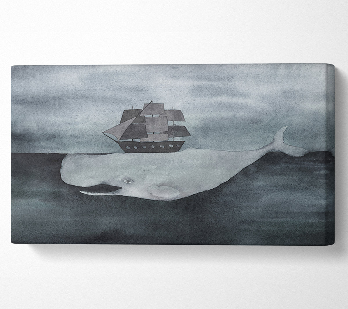 Sail On Moby Dick Canvas Wall Art