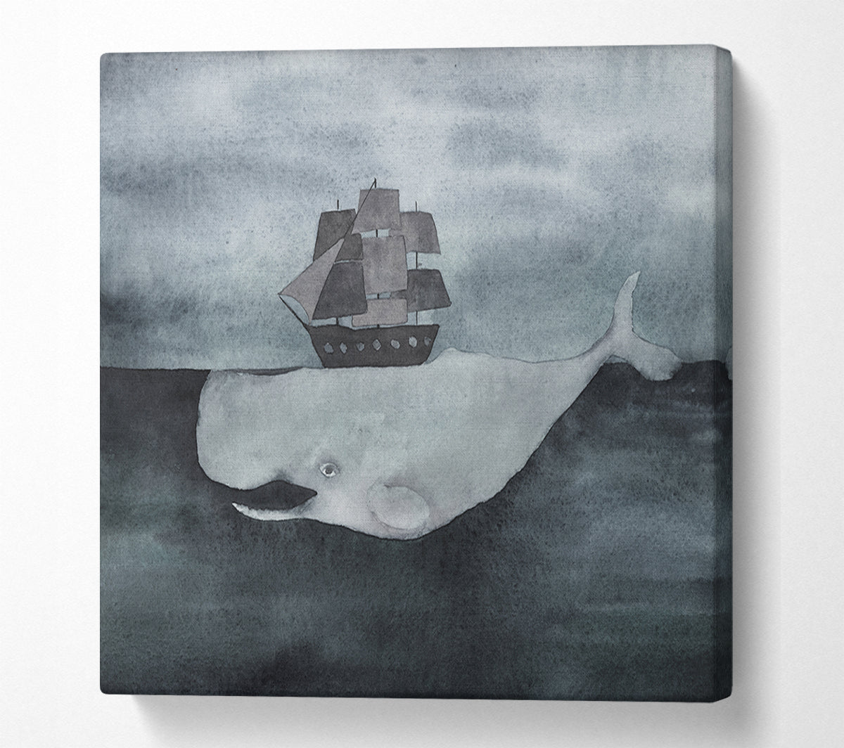 Sail On Moby Dick Canvas Wall Art