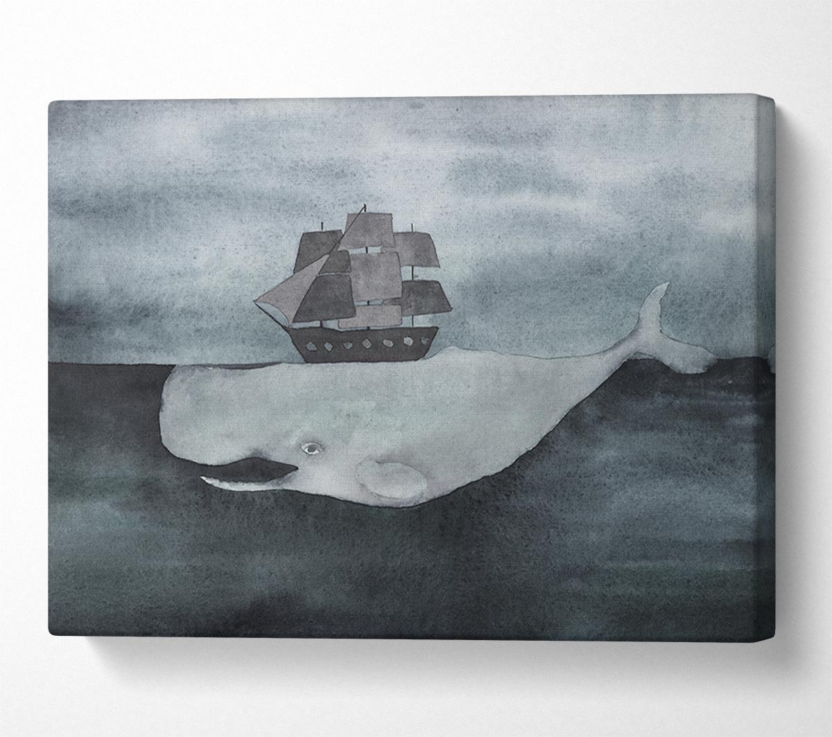 Sail On Moby Dick Canvas Wall Art
