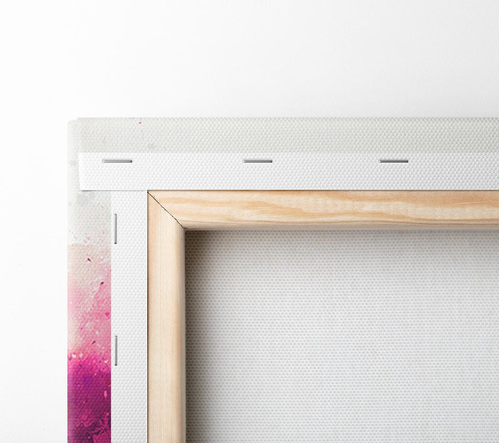 Pink Blushes Of Colour Canvas Wall Art