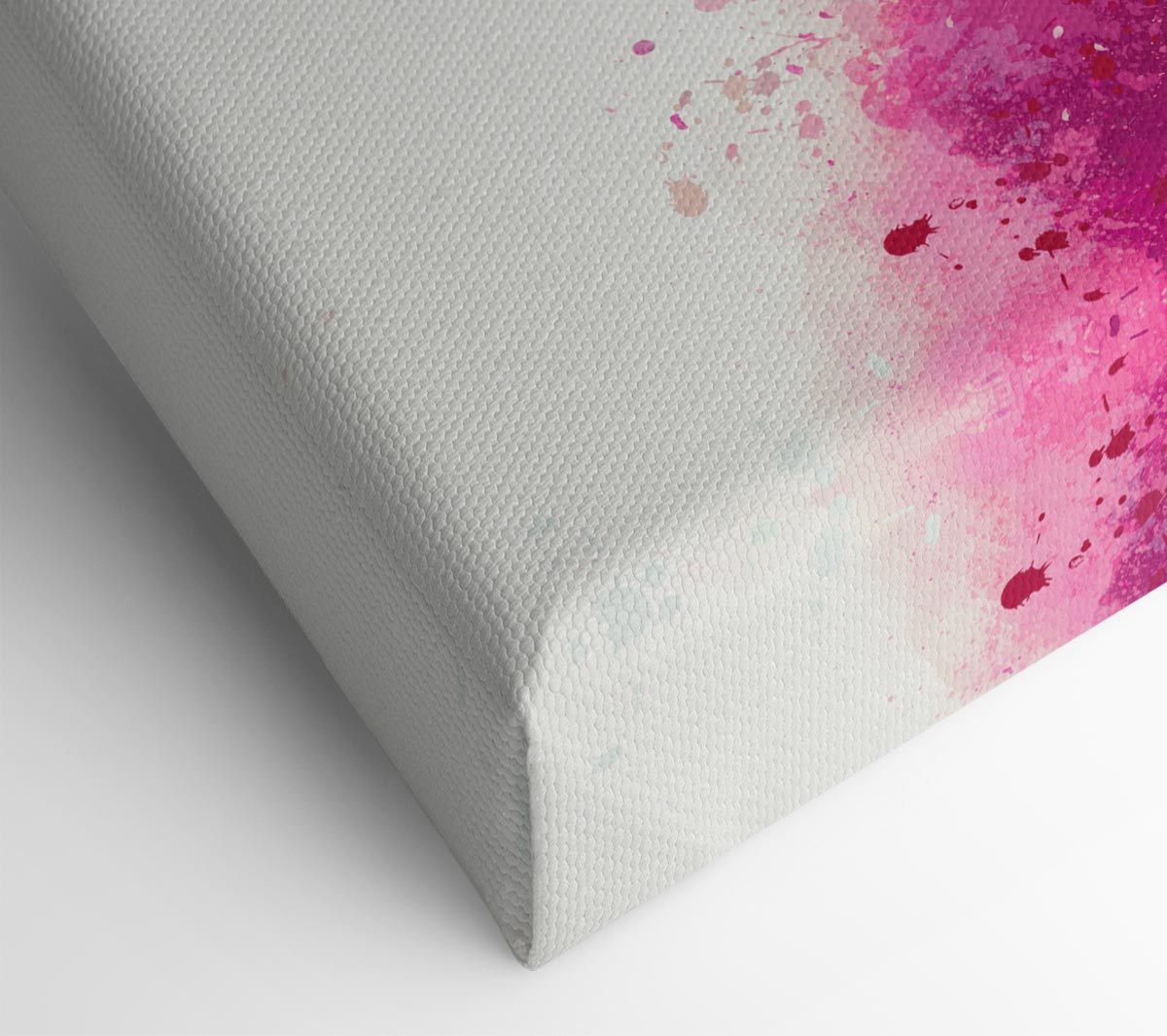 Pink Blushes Of Colour Canvas Wall Art