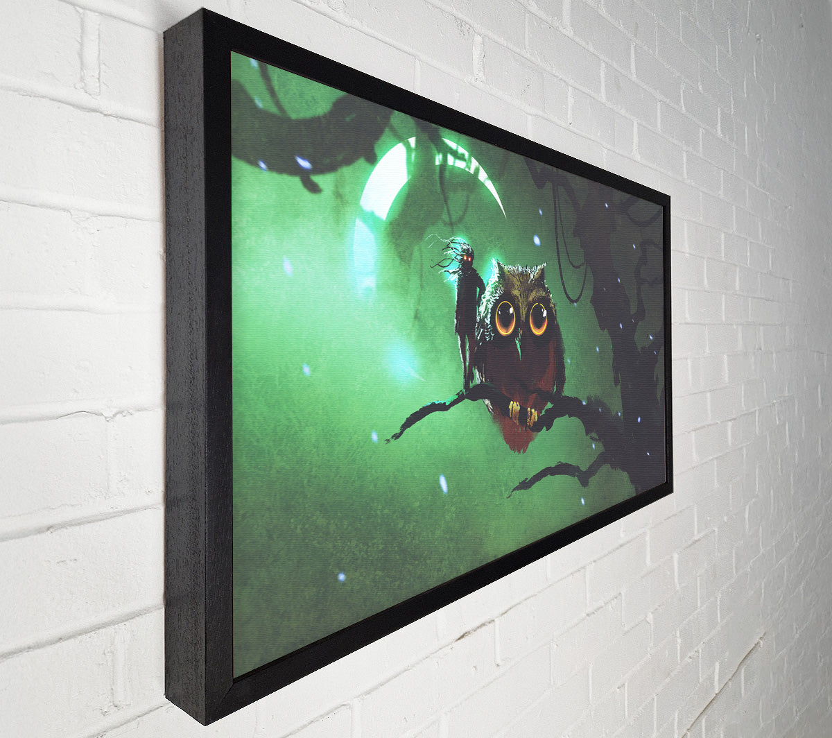 The Visit From The Owl Canvas Wall Art