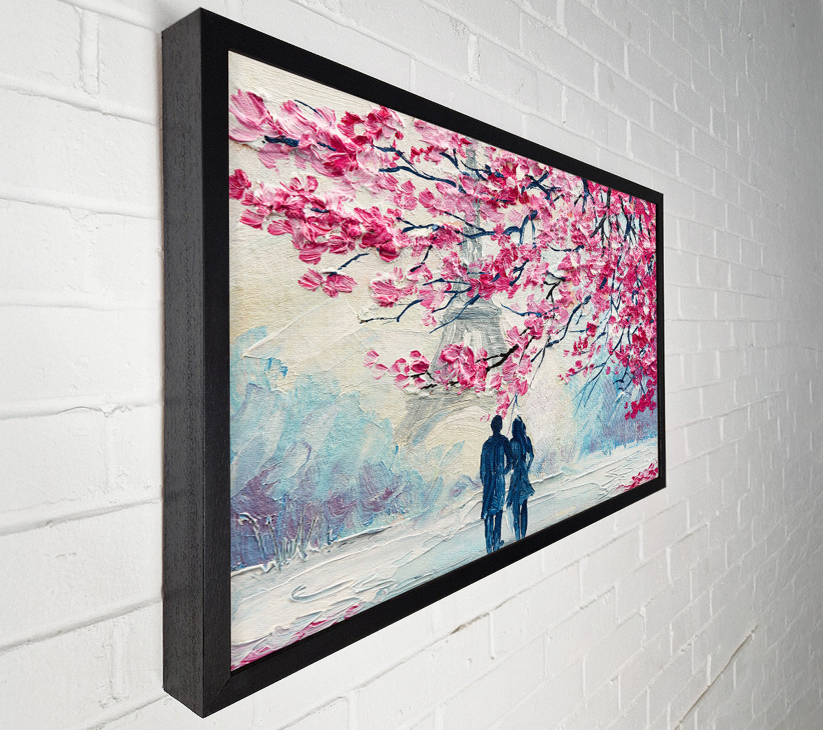 Walk Through Paris Blossom Canvas Wall Art
