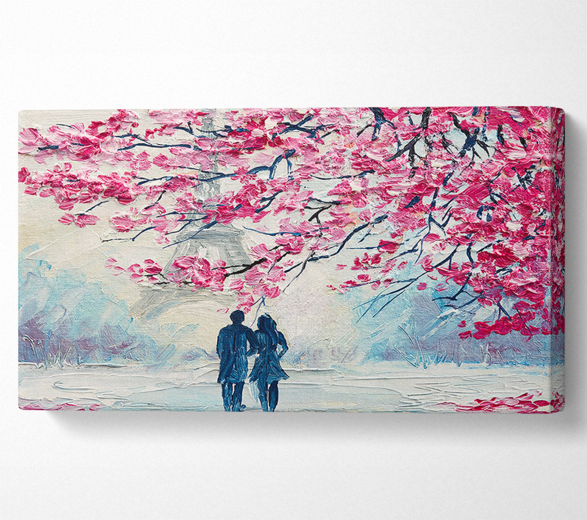Walk Through Paris Blossom Canvas Wall Art