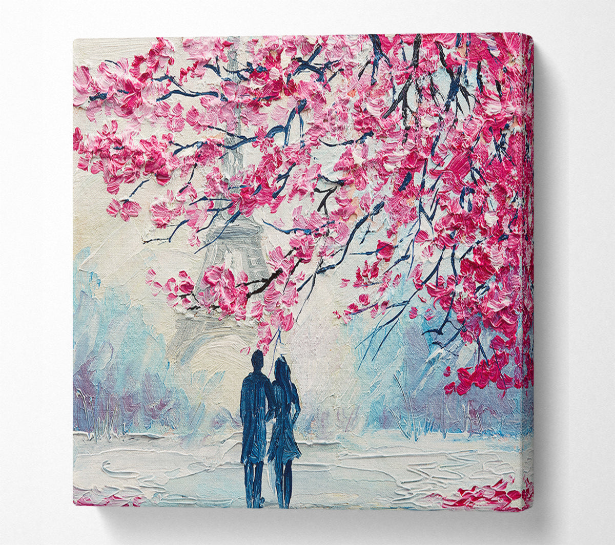 Walk Through Paris Blossom Canvas Wall Art