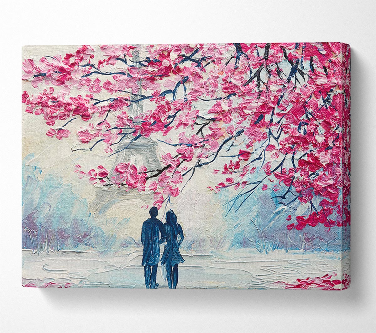 Walk Through Paris Blossom Canvas Wall Art