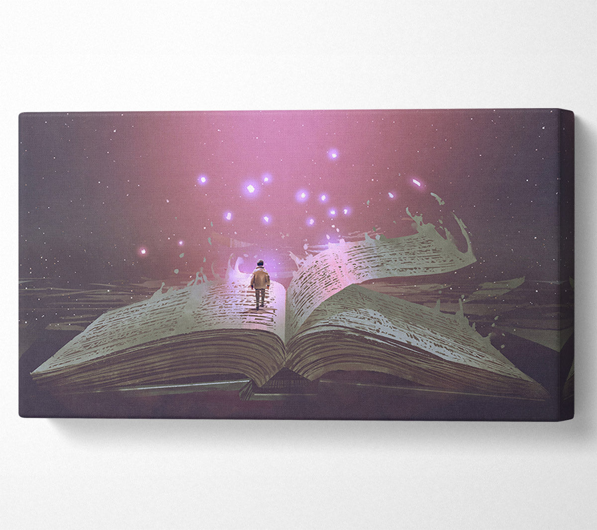 Turning The Page Of Existence Canvas Wall Art