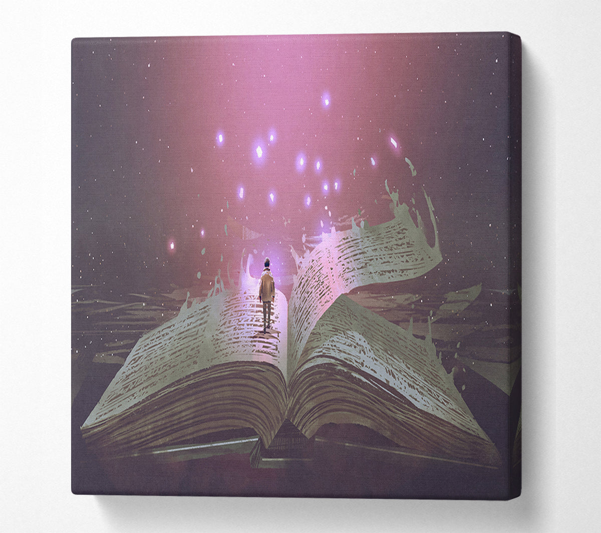 Turning The Page Of Existence Canvas Wall Art