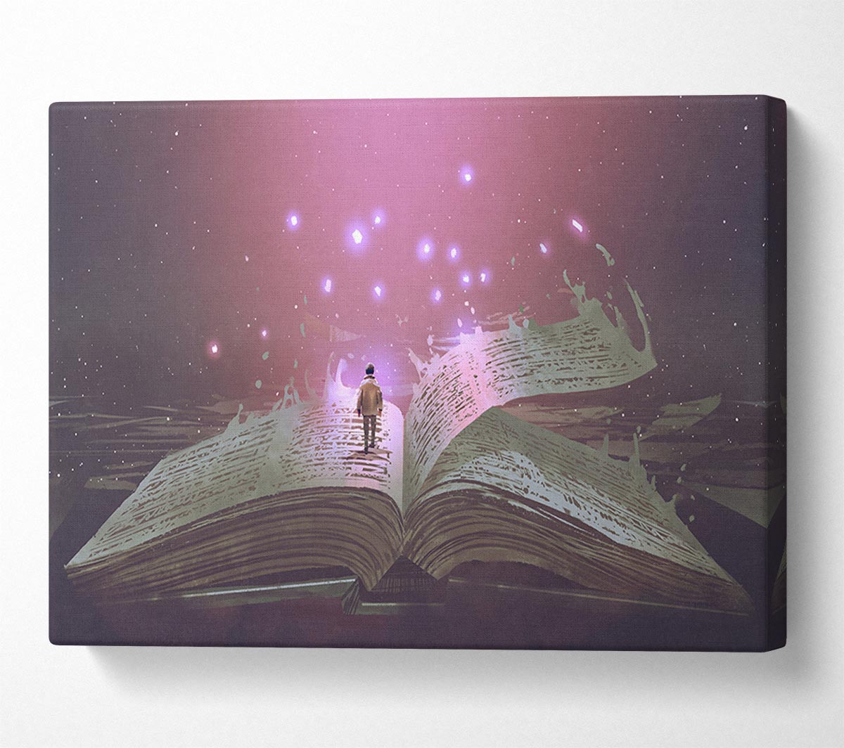Turning The Page Of Existence Canvas Wall Art