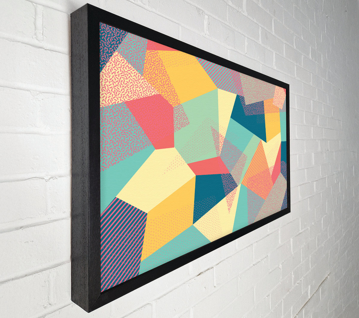 Abstract Triangles Canvas Print