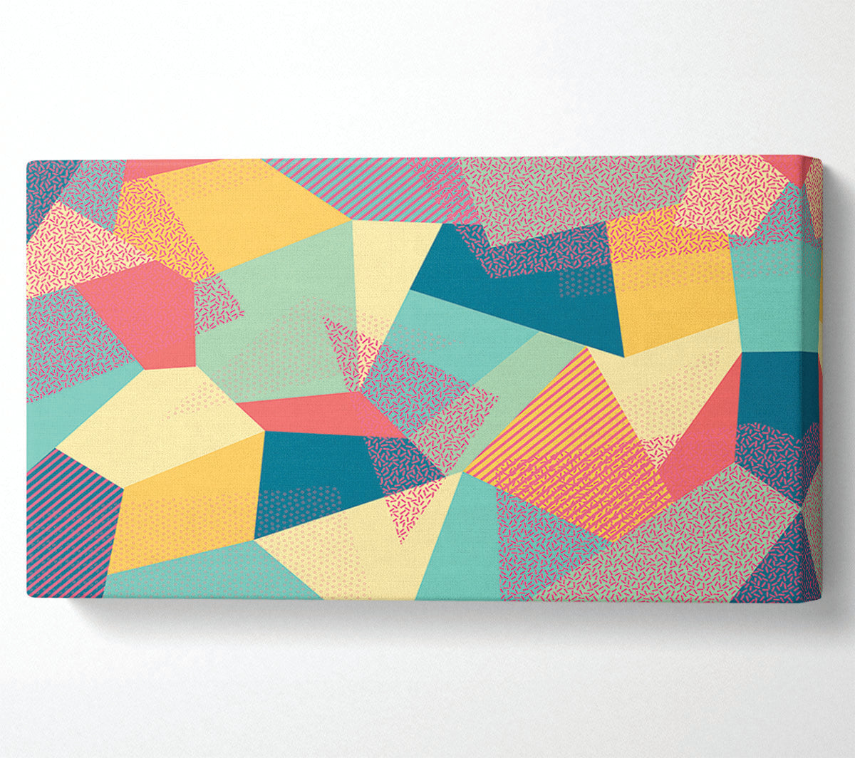 Abstract Triangles Canvas Print
