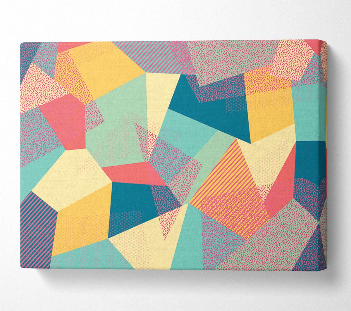 Abstract Triangles Canvas Print