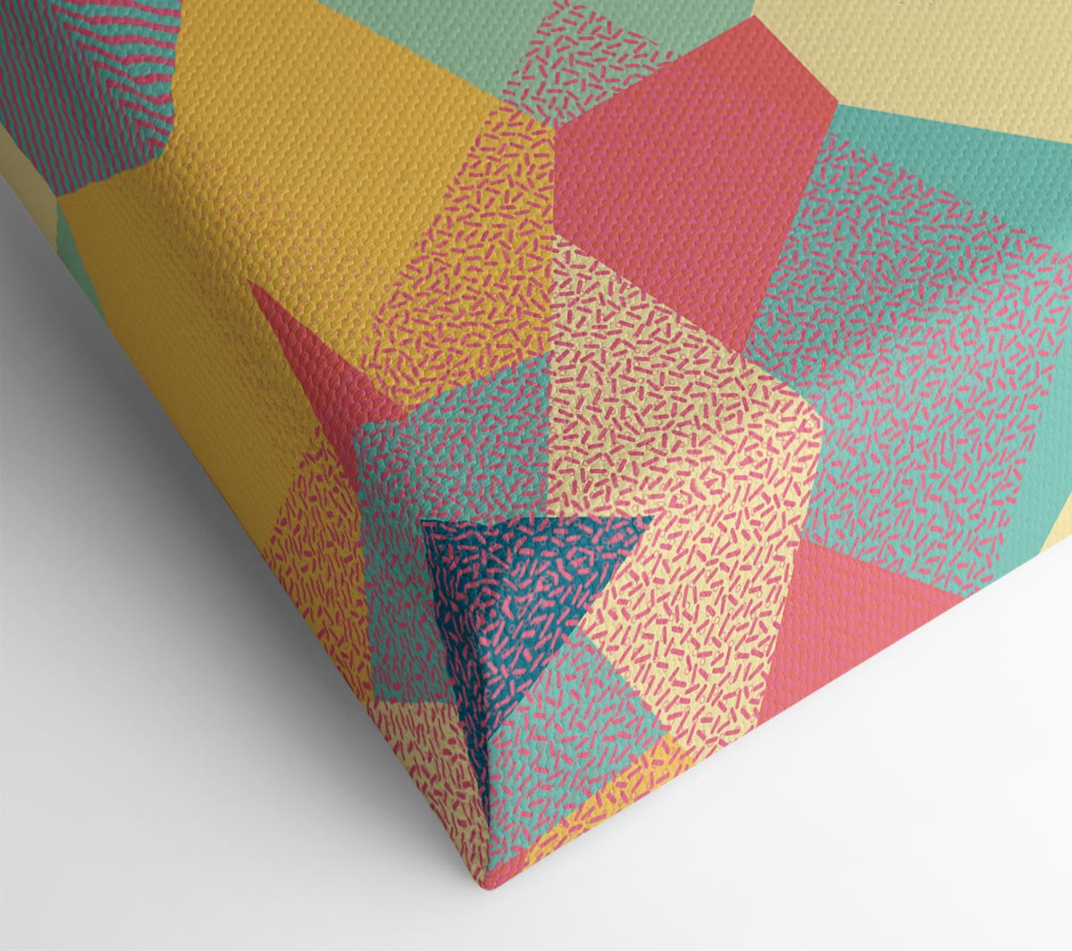 Abstract Triangles Canvas Print