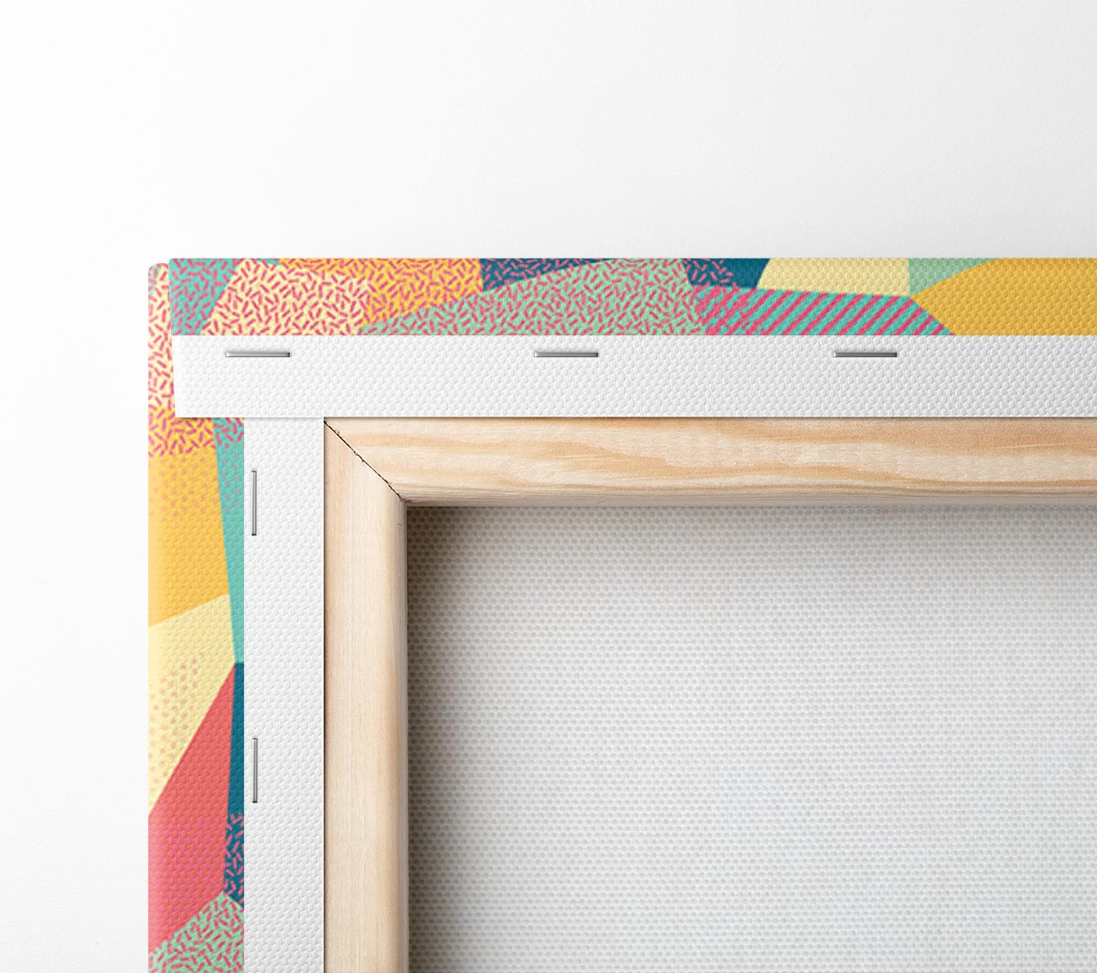 Abstract Triangles Canvas Print