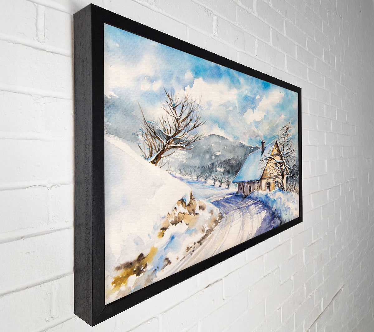 The Winter Retreat Canvas Wall Art