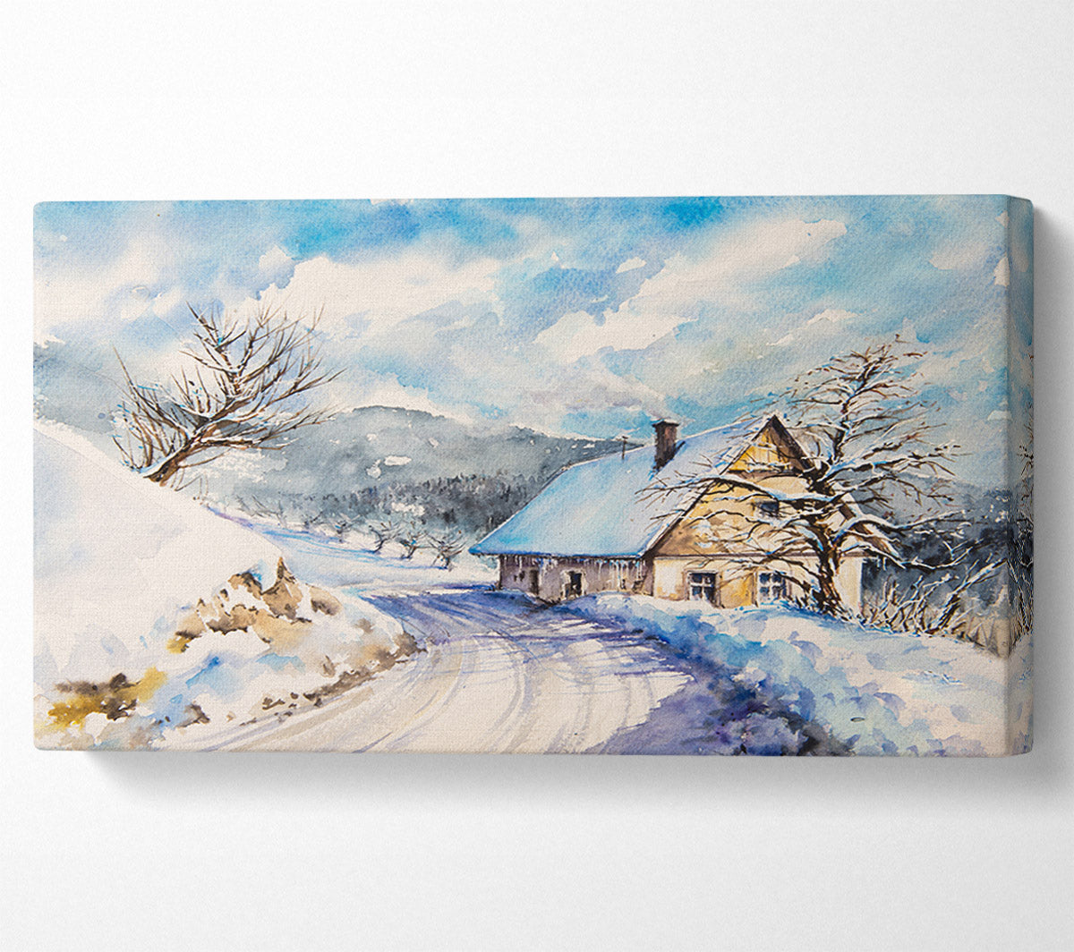 The Winter Retreat Canvas Wall Art