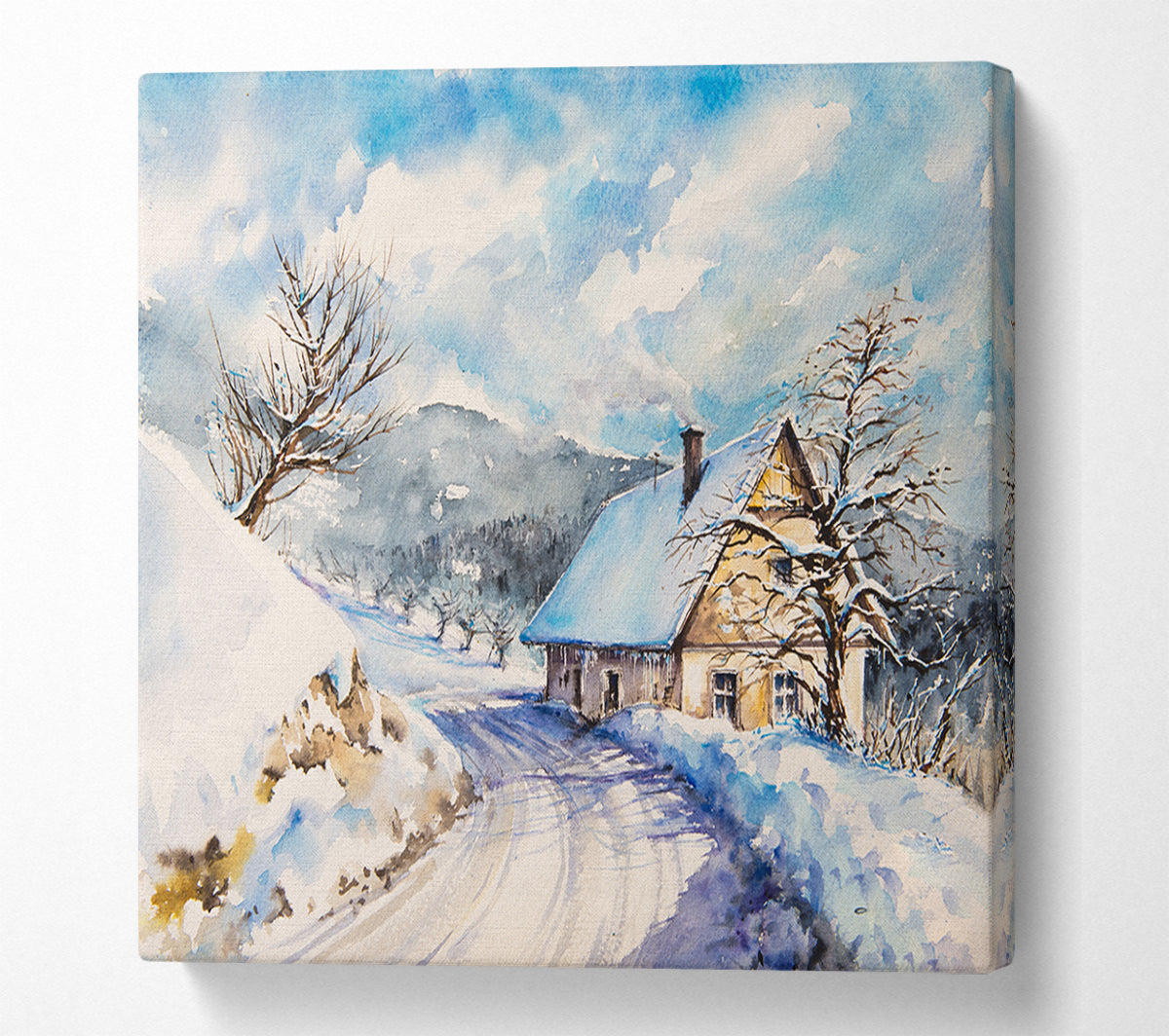 The Winter Retreat Canvas Wall Art