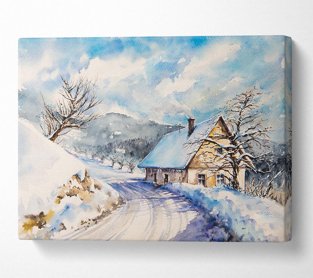 The Winter Retreat Canvas Wall Art